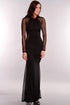 Black Sexy Side Cut Out Maxi Dress